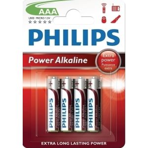 Philips lr03 AAAx4 alkaline