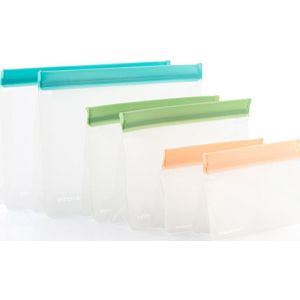 InnovaGoods Σακούλες Τροφίμων Επαναχρησιμοποιούμενες Αεροστεγείς 6τμχ