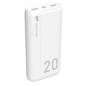 SILICON POWER power bank GS15, 20000mAh, 2x USB & USB-C, 3A, λευκό